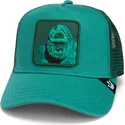 petten-gebogen-groen-snapback-boss-mirage-chroma-wave-the-farm-van-goorin-bros