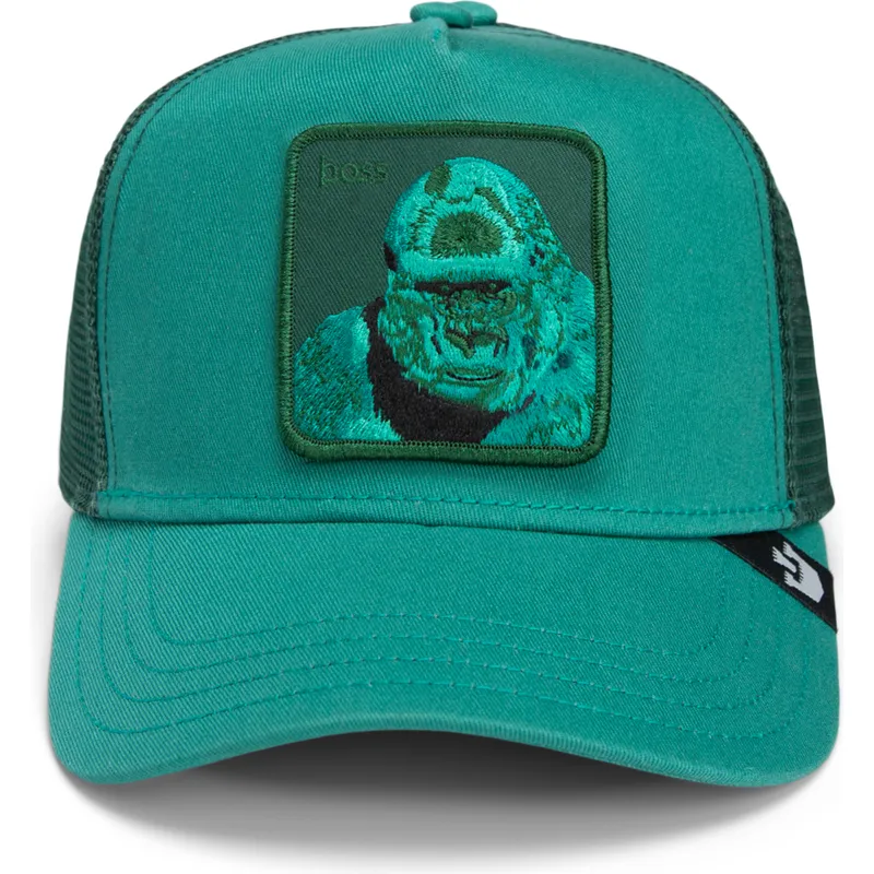 petten-gebogen-groen-snapback-boss-mirage-chroma-wave-the-farm-van-goorin-bros