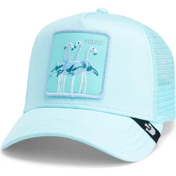 Gorra trucker azul flamenco Mirage Squad Chroma Wave The Farm de Goorin Bros.