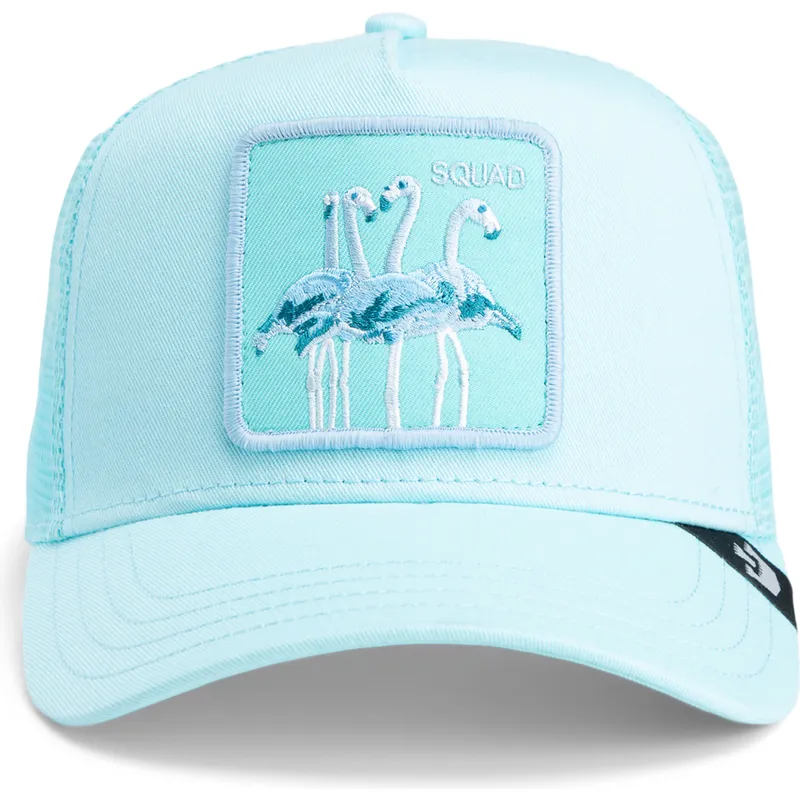 petten-gebogen-blauw-snapback-mirage-squad-chroma-wave-the-farm-van-goorin-bros
