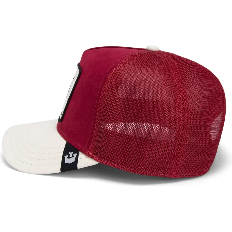 petten-gebogen-rood-snapback-the-suede-bull-global-core-micro-suede-the-farm-van-goorin-bros