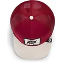 trucker-kappe-rot-stier-the-suede-bull-global-core-micro-suede-the-farm-von-goorin-bros