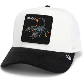 Petten gebogen beige snapback Deadly The Suede Scorpion Global Core Micro Suede The Farm van Goorin Bros.