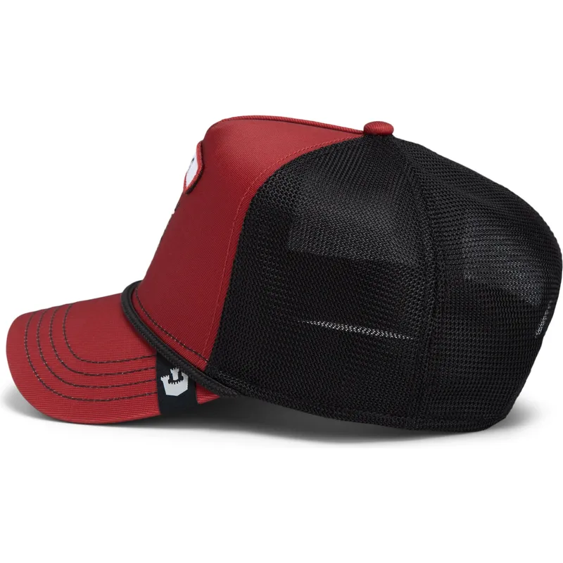 petten-gebogen-rood-snapback-the-farm-van-goorin-bros