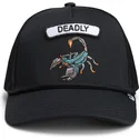 trucker-kasket-sort-skorpion-gb2-deadly-scorp-the-rocker-the-farm-fra-goorin-bros