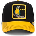 schwarz-gelbe-trucker-kappe-papagei-the-rowdy-bird-fab-farm-von-goorin-bros