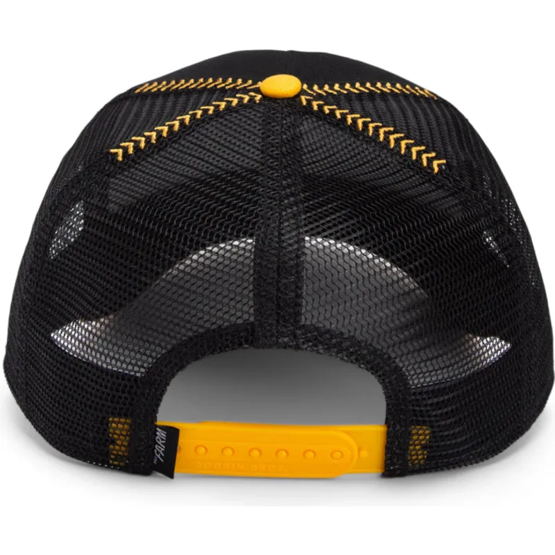 petten-gebogen-zwart-snapback-the-rowdy-bird-fab-farm-the-farm-van-goorin-bros