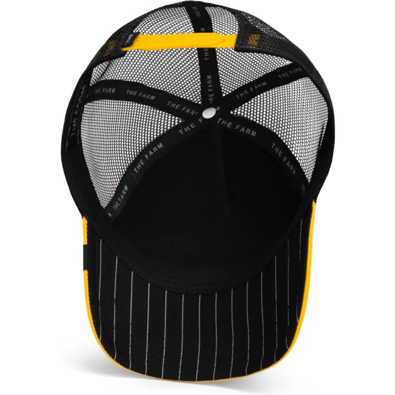 petten-gebogen-zwart-snapback-the-rowdy-bird-fab-farm-the-farm-van-goorin-bros