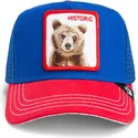 gorra-trucker-azul-y-roja-oso-the-historic-bear-fab-farm-de-goorin-bros