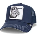 petten-gebogen-marineblauw-snapback-the-empire-lion-fab-farm-the-farm-van-goorin-bros