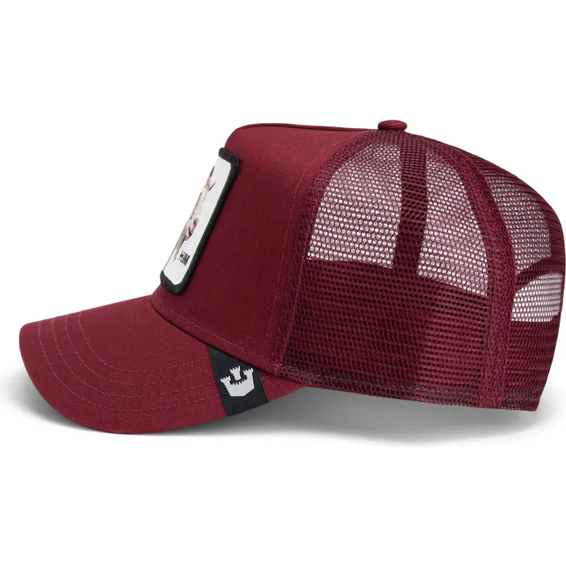 petten-gebogen-rood-snapback-the-farm-van-goorin-bros