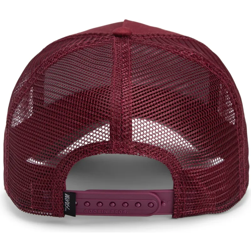 petten-gebogen-rood-snapback-the-farm-van-goorin-bros