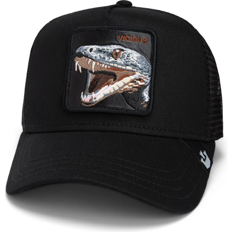 petten-gebogen-zwart-snapback-the-farm-van-goorin-bros