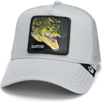 Gorra trucker gris cocodrilo Gator Swamp Monster Core Combo The Farm de Goorin Bros.