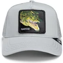 petten-gebogen-grijs-snapback-cocodrilo-gator-swamp-monster-core-combo-the-farm-the-farm-van-goorin-bros