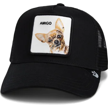 Trucker kasket sort chihuahua hund The Amigo Core Combo The Farm fra Goorin Bros.