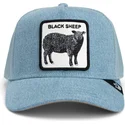 petten-gebogen-blauw-snapback-the-farm-van-goorin-bros