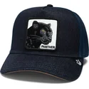 trucker-kasket-marinebla-panter-the-panther-global-core-denim-the-farm-fra-goorin-bros