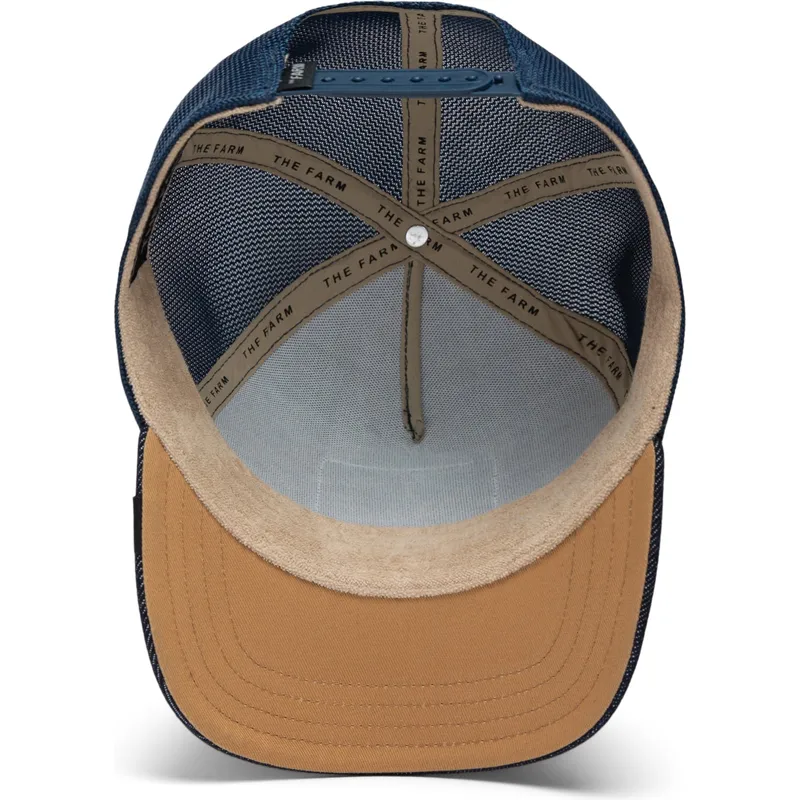 petten-gebogen-marineblauw-snapback-the-panther-global-core-denim-the-farm-van-goorin-bros