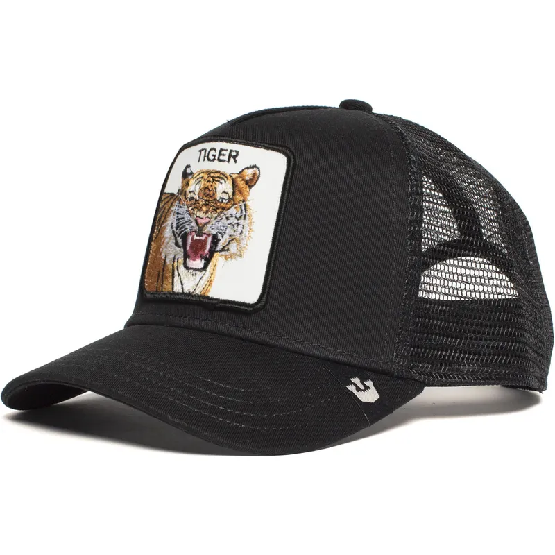 czapka-trucker-czarna-tygrys-the-tiger-global-core-the-farm-od-goorin-bros
