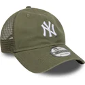casquette-trucker-verte-9twenty-colour-pack-new-york-yankees-mlb-new-era