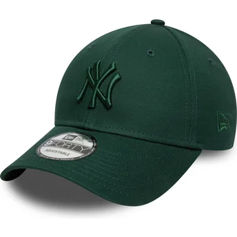 Gorra curva verde ajustable con logo verde 9FORTY Colour Pack de New York Yankees MLB de New Era