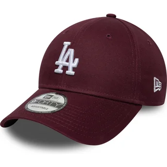 Gorra curva granate ajustable 9FORTY Colour Pack de Los Angeles Dodgers MLB de New Era