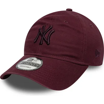 Gorra curva granate ajustable 9TWENTY Colour Pack de New York Yankees MLB de New Era