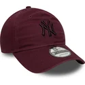 new-era-curved-brim-9twenty-colour-pack-new-york-yankees-mlb-maroon-adjustable-cap