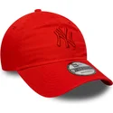 gorra-curva-roja-ajustable-con-logo-rojo-9twenty-colour-pack-de-new-york-yankees-mlb-de-new-era