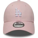 gorra-curva-rosa-ajustable-9forty-colour-pack-de-los-angeles-dodgers-mlb-de-new-era