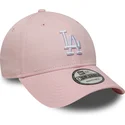 gorra-curva-rosa-ajustable-9forty-colour-pack-de-los-angeles-dodgers-mlb-de-new-era