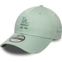 petten-gebogen-groen-verstelbaar-9forty-colour-pack-van-los-angeles-dodgers-mlb-van-new-era