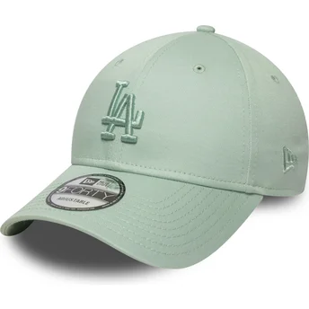 Gorra curva verde claro ajustable con logo verde 9FORTY Colour Pack de Los Angeles Dodgers MLB de New Era