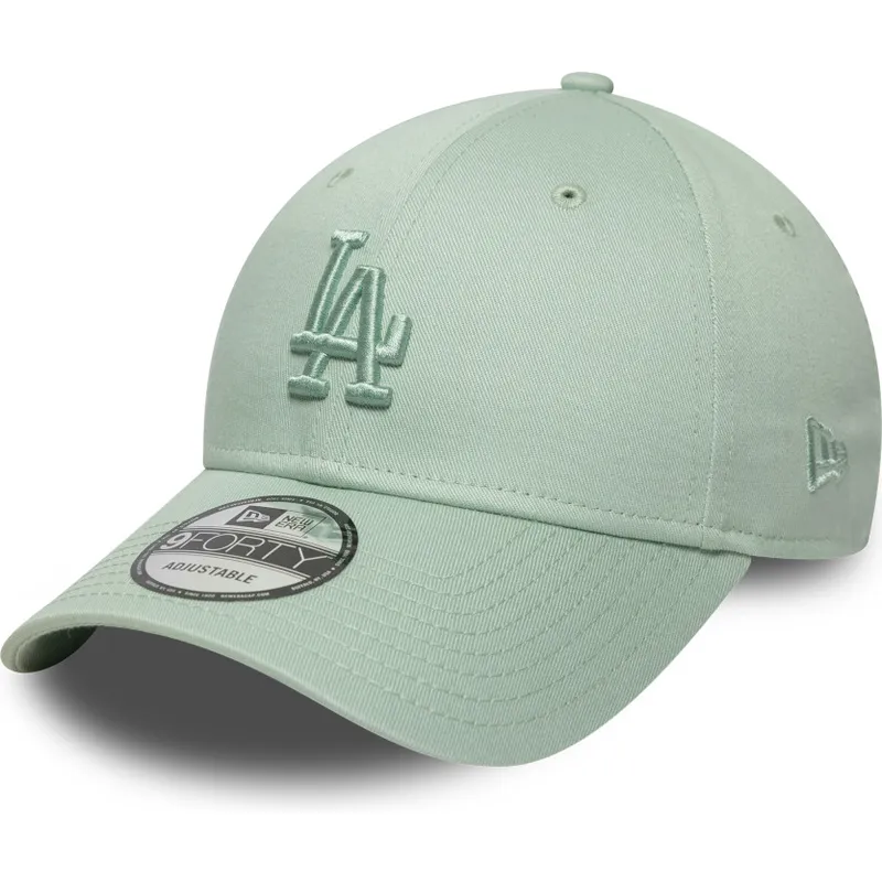 petten-gebogen-groen-verstelbaar-9forty-colour-pack-van-los-angeles-dodgers-mlb-van-new-era