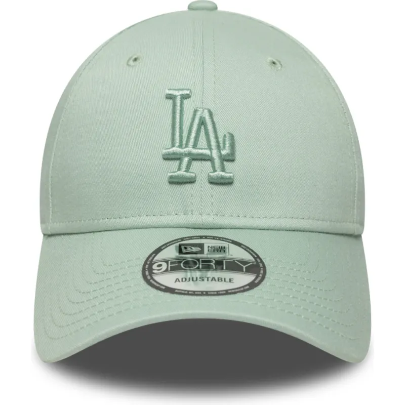 petten-gebogen-groen-verstelbaar-9forty-colour-pack-van-los-angeles-dodgers-mlb-van-new-era