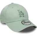 petten-gebogen-groen-verstelbaar-9forty-colour-pack-van-los-angeles-dodgers-mlb-van-new-era