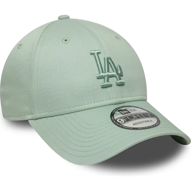 petten-gebogen-groen-verstelbaar-9forty-colour-pack-van-los-angeles-dodgers-mlb-van-new-era