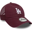 los-angeles-dodgers-mlb-new-era-9twenty-colour-pack-bordeaux-trucker-cap