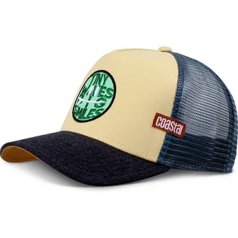 Petten gebogen meerkleurig snapback Tiny Waves Big Smiles HFT van Coastal