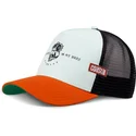 coastal-always-forever-hft-bla-og-orange-trucker-kasket