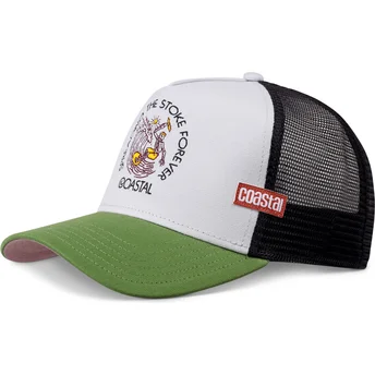 Petten gebogen meerkleurig snapback Spreading The Stoke Forever HFT van Coastal