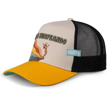 Petten gebogen meerkleurig snapback Viva La Surfeando HFT van Coastal