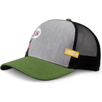 Gorra trucker gris y verde Mona Aloha HFT de Coastal