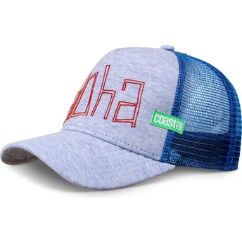 Petten gebogen blauw snapback Aloha Jersey HFT van Coastal