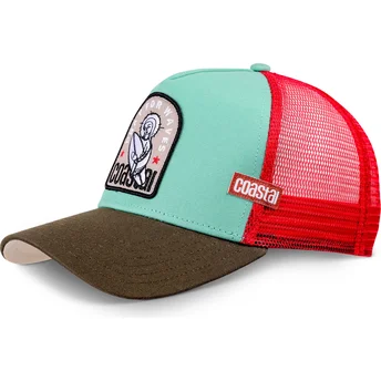 Cappellino trucker multicolore Pray For Waves HFT di Coastal