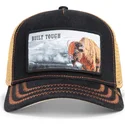 petten-gebogen-zwart-snapback-built-tough-wild-heart-the-farm-van-goorin-bros