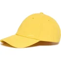 verstellbare-gelbe-vintage-kappe-mit-gebogenem-schirm-und-gesticktem-springs-yellow-von-superdry