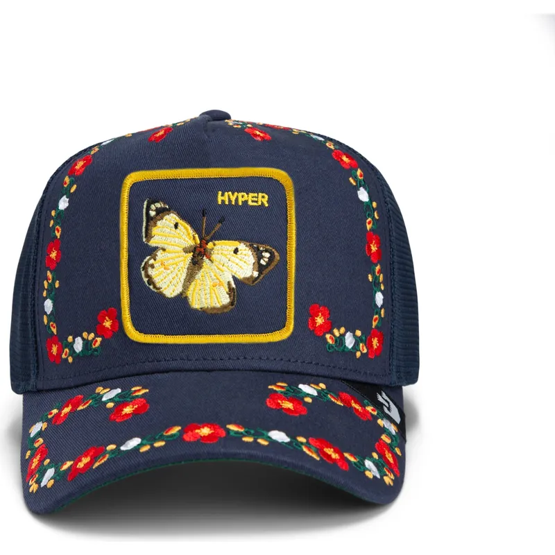 goorin-bros-farfalla-iperattiva-flora-fauna-the-farm-cappello-trucker-blu-navy