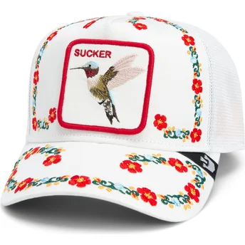 Goorin Bros. Hummingbird Sucker Necessary Nectar Flora Fauna The Farm Weiße Trucker-Mütze